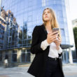 rsz businesswoman looking away low angle shot